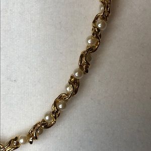 Collier Doré Et Fausses Perles Sugarfix - Occasion - Pour Femme - Style Bohème